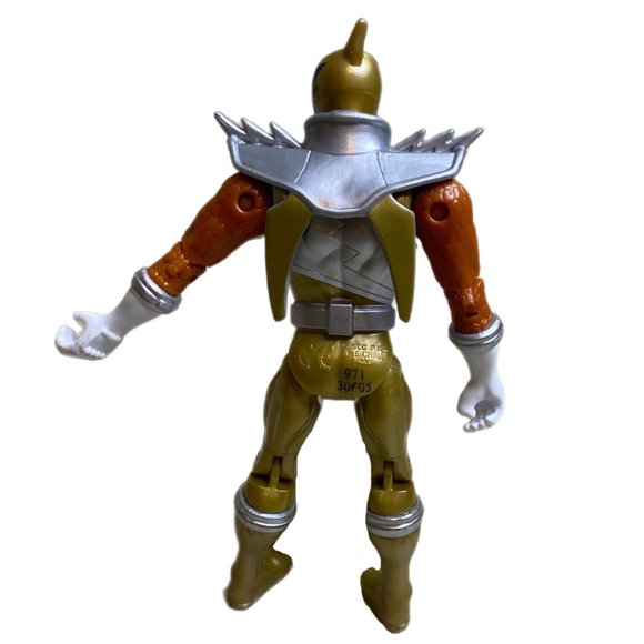 Power Ranger Gold Ranger Figure and Motorcycle - Picture 12 of 12